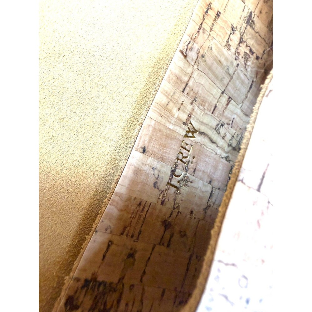 JNB/J. Crew Natural Cork Envelope Clutch Purse, Eco-Friendly & Chic - Picture 11 of 11